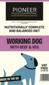 Pioneer Working Dog Beef & Veg 15kg VAT Free