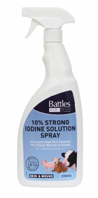 Battles 10% Iodine Spray 500ml