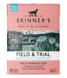 Skinners F&T Adult Salmon & Veg 390g