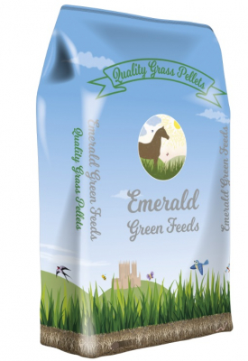 Emerald Green Grass Pellets